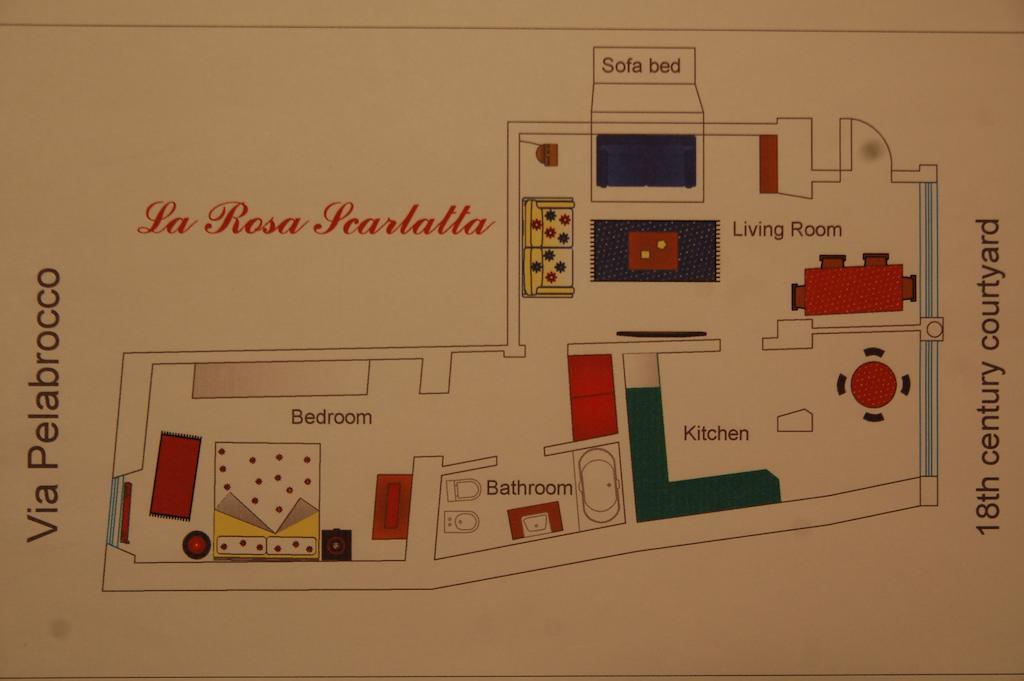 La Rosa Scarlatta Apartment Бергамо Стая снимка